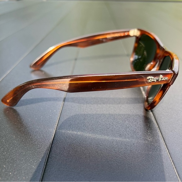 RARE VTG RAY BAN B & L WAYFARER II Tortoise Shell G15 Lens USA Sunglasses OS - Picture 7 of 16
